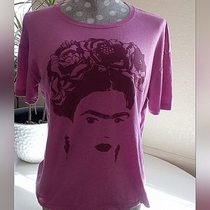 Frida Kahlo T-shirt, by Jerry Leigh og California inc. Extra small